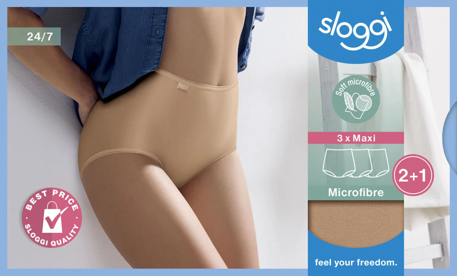 24/7 Microfibre Maxi (3 Pack)