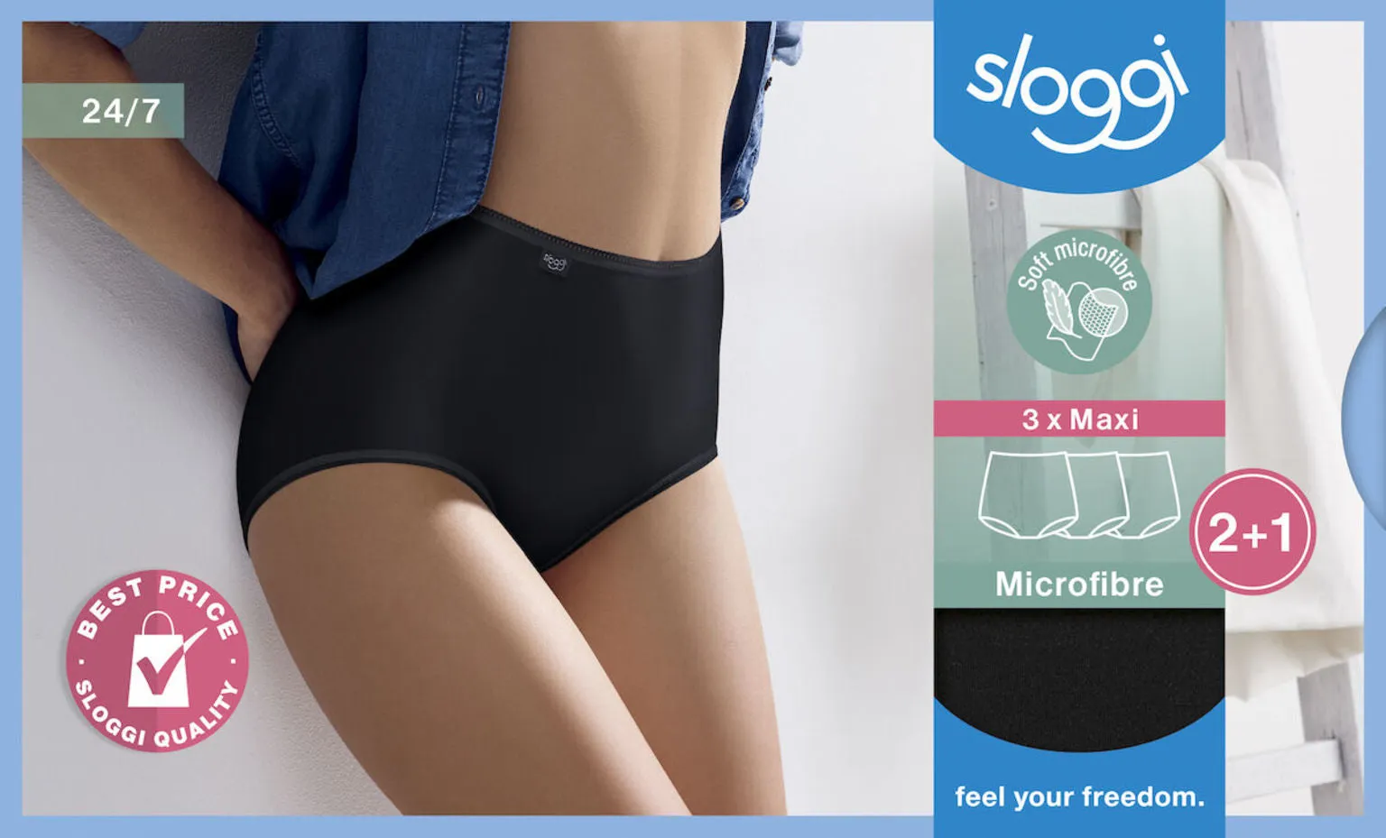 24/7 Microfibre Maxi (3 Pack)