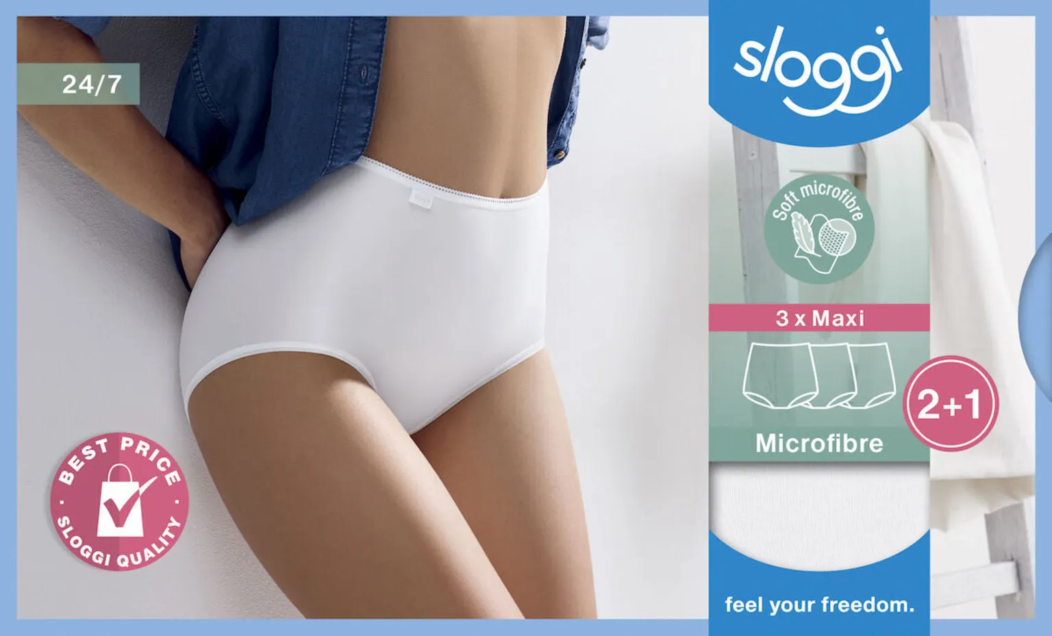 24/7 Microfibre Maxi (3 Pack)