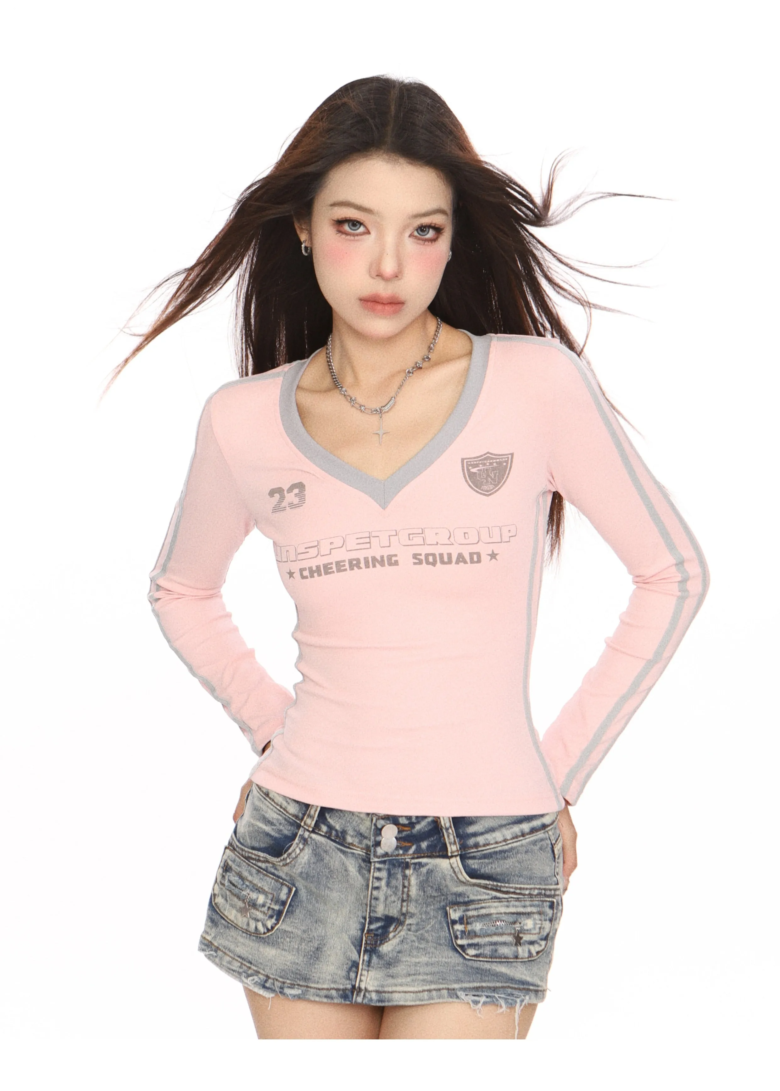 Blokecore sporty slim top