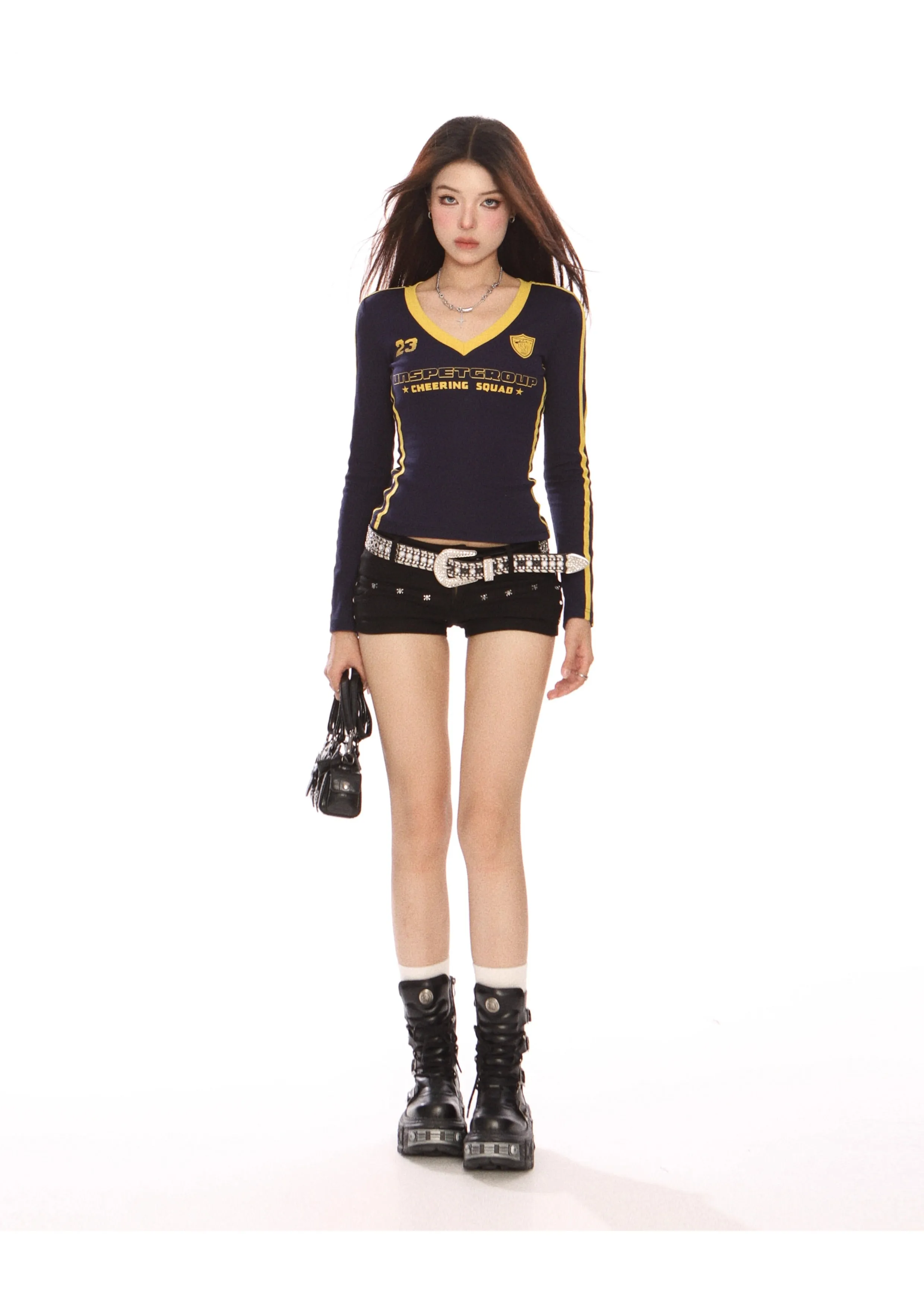 Blokecore sporty slim top