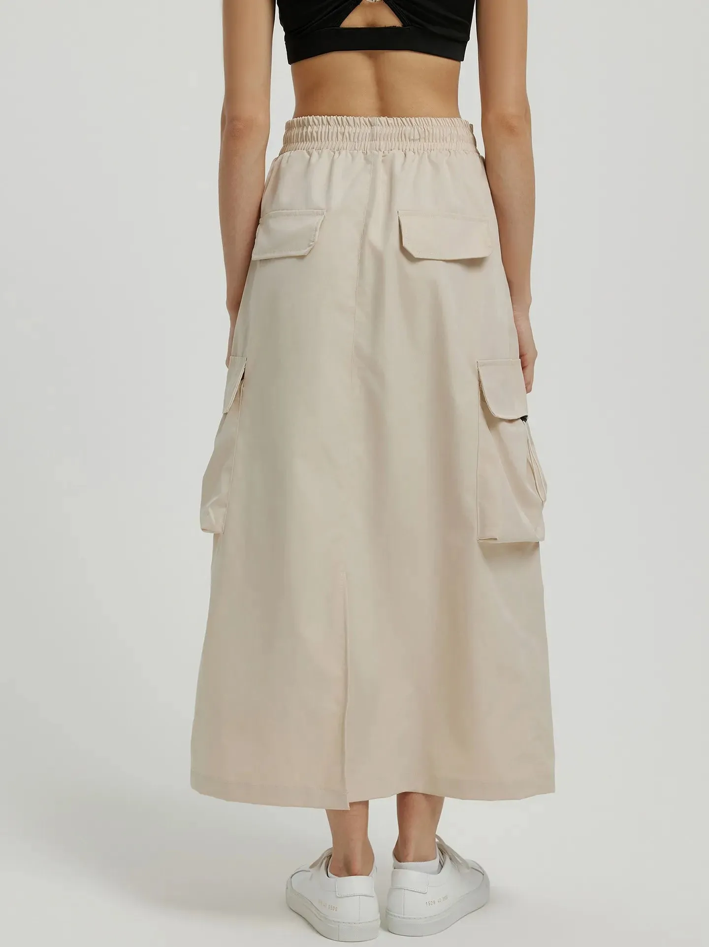 Classic Pocketed A-Line Skirt