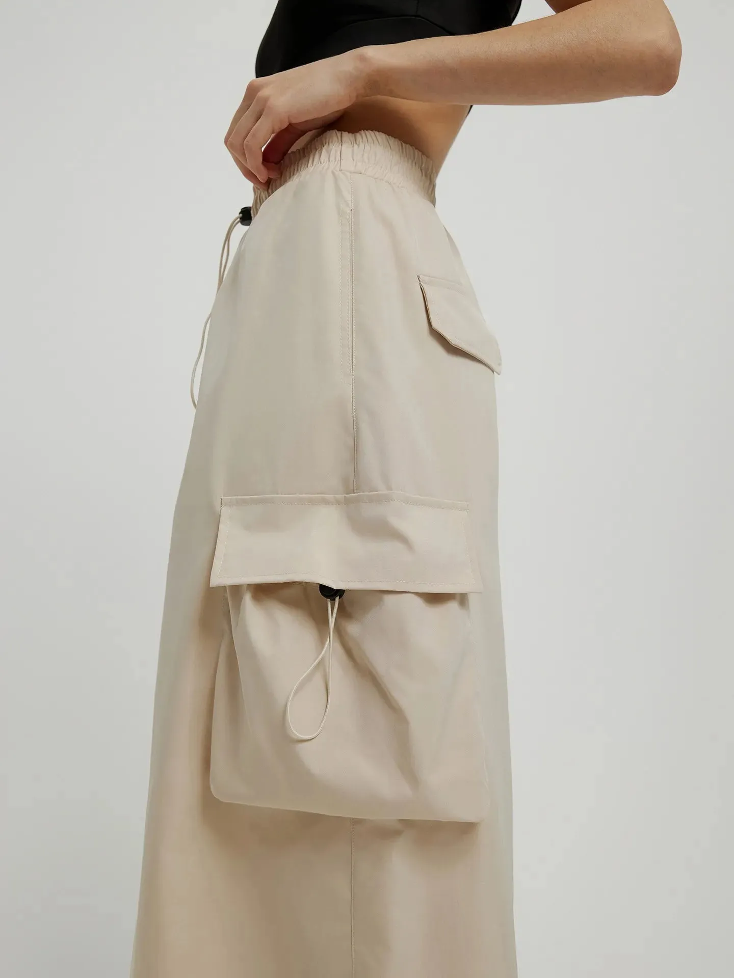 Classic Pocketed A-Line Skirt