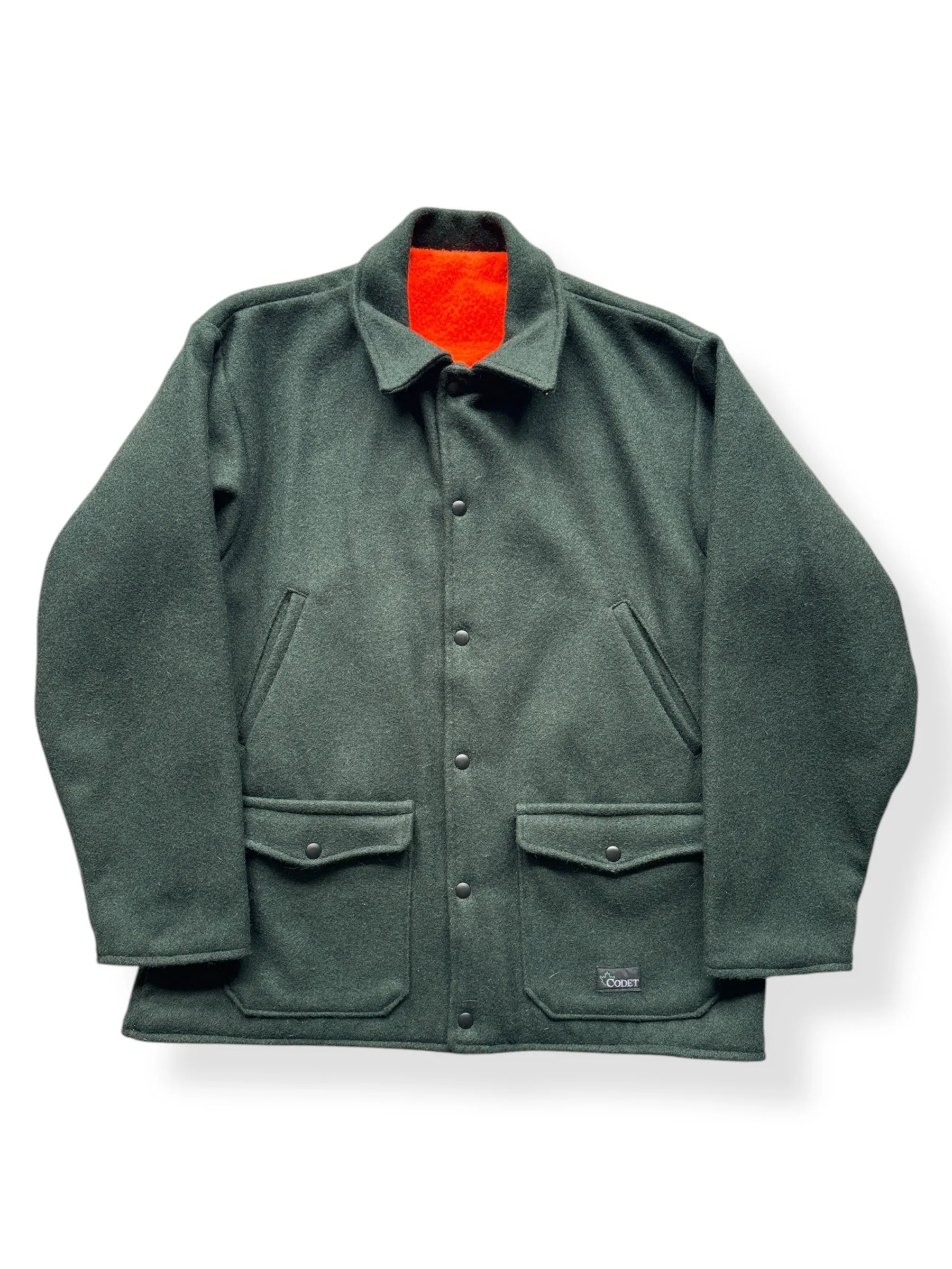 Codet Green Wool Hunting Jacket SZ XL