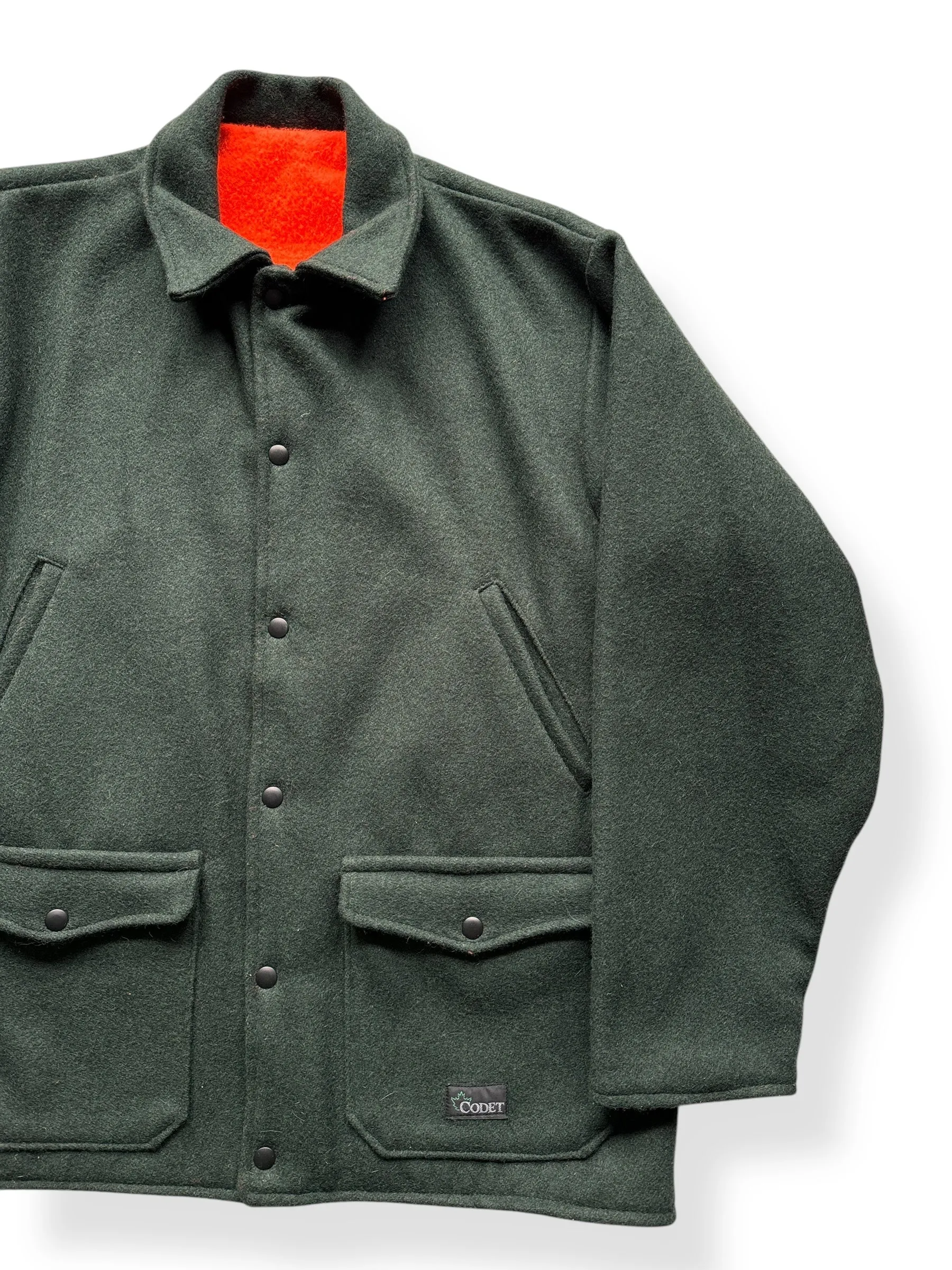 Codet Green Wool Hunting Jacket SZ XL