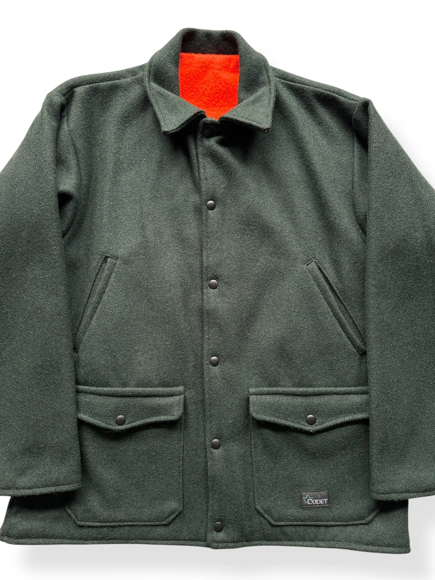 Codet Green Wool Hunting Jacket SZ XL