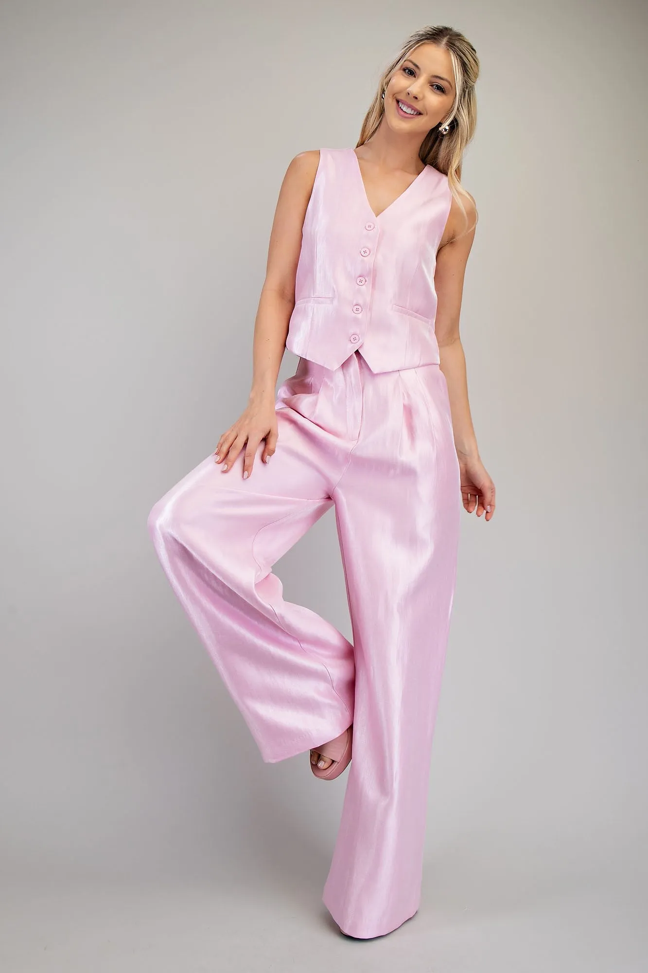 High Waist Wide Pants
