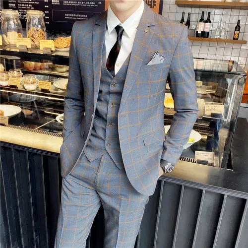 Men Formal Slim Fit Complete Suits