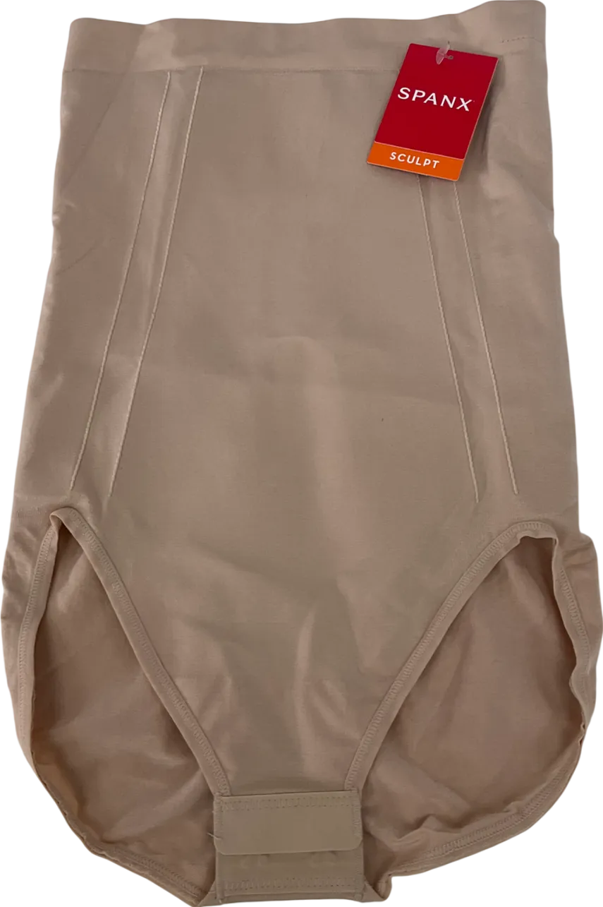 Spanx Sculpt High Waisted Briefs In Soft Nude UK S