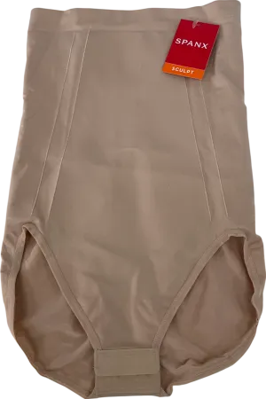 Spanx Sculpt High Waisted Briefs In Soft Nude UK S