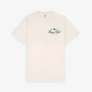 SPORTY & RICH | WMN'S FITNESS WORLD T-SHIRT { CREAM/ALPINE