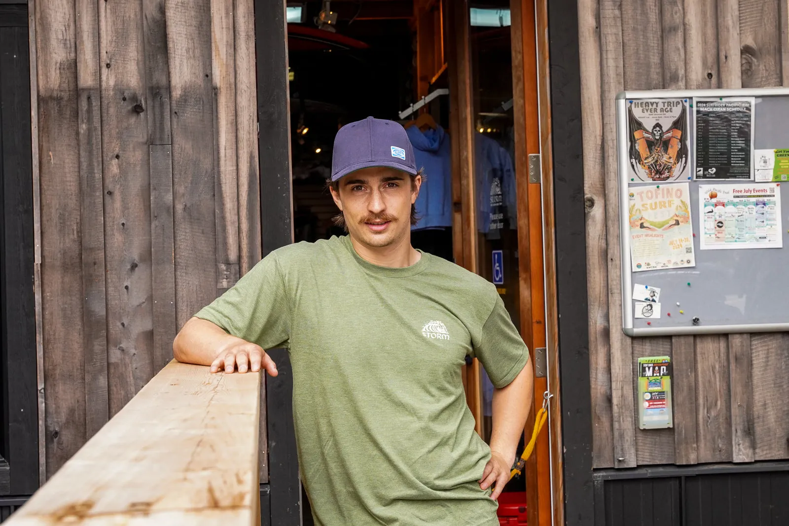 Storm Classic Wave Tee - Olive