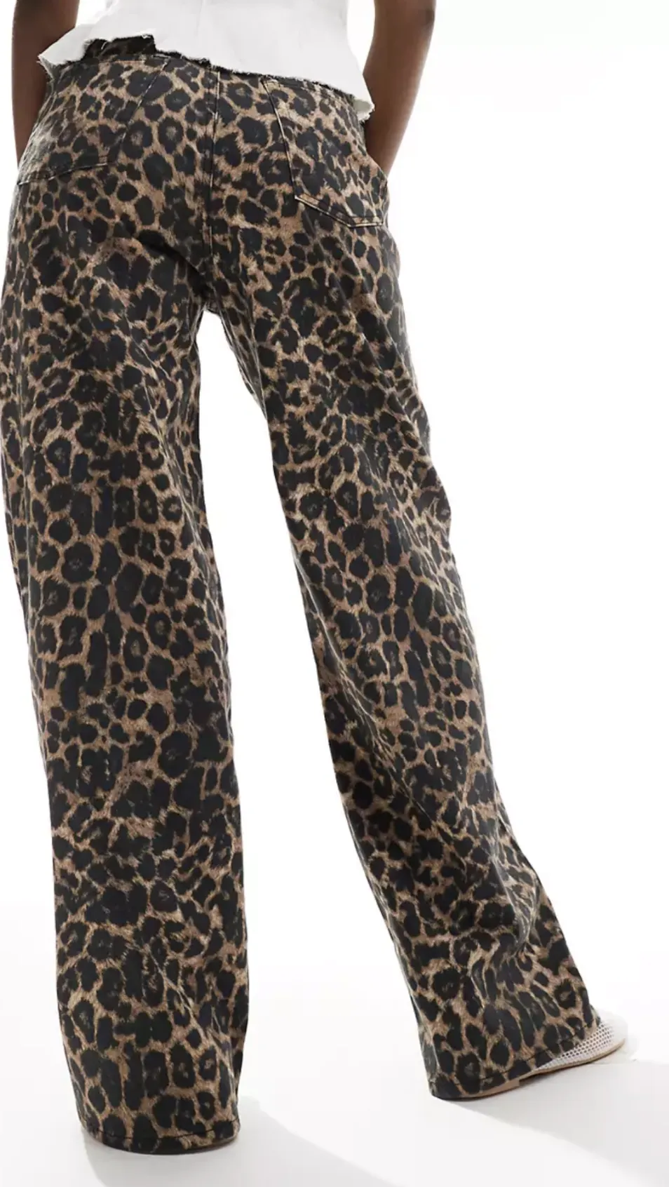 Tokyo Wide Leopard Jeans