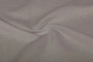 White Plain Cotton Linen Matty Fabric