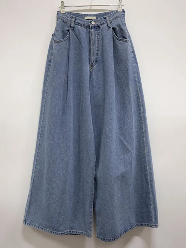 xakxx Urban Blue Wide Leg Jean Pants